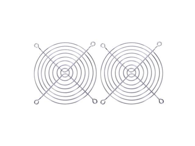2 x Metal Wire Finger Guard Grill for 120 x 120mm Computer Case Fan