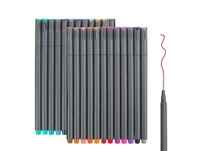 Pens Colored Fine Tip Markers Fine Point Bullet Journal Pens Sketch Writing Drawing Markers Set for Coloring Book Taking Note