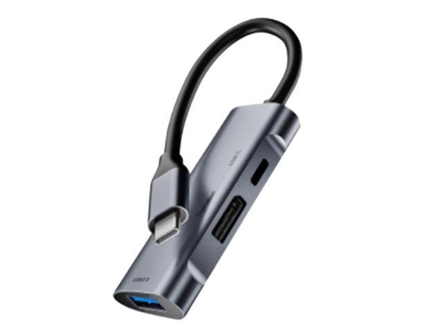USB C HUB Type-C Docking Station 3 in 1 4K@60Hz DisplayPort PD 60W USB 20