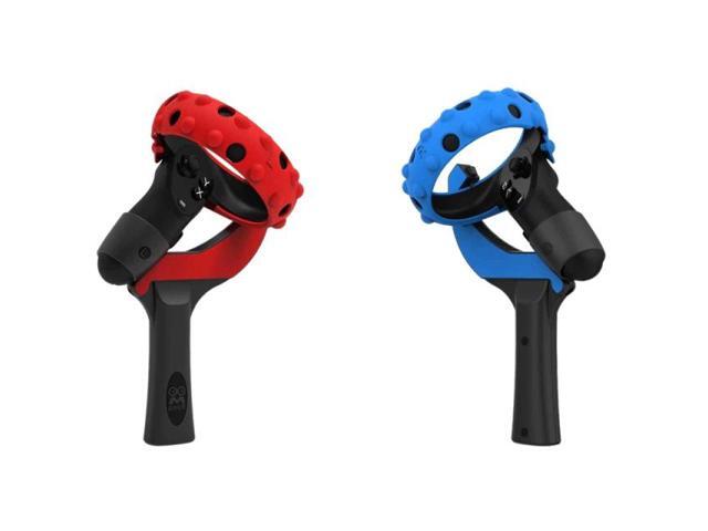 AMVR OOM Table Tennis Paddle Grip Handle Left & Right Silicone Protective Cover Rings for Quest Rift S Tennis VR Game