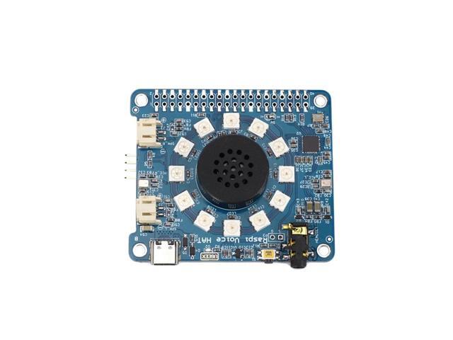 for Raspberry Pi Voice HAT WM8960 Speaker 1W Amplifier Dual-Microphone Module for Raspberry Pi 4 Model B/ 3B+/ 3B