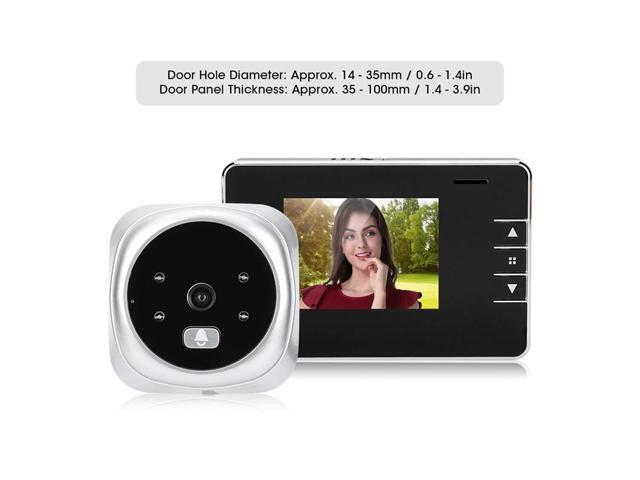 28 Inch Digital Electronic Doorbell 125 Degree Video Doorbell Electronic Peephole Door Camera Home Security Viewer