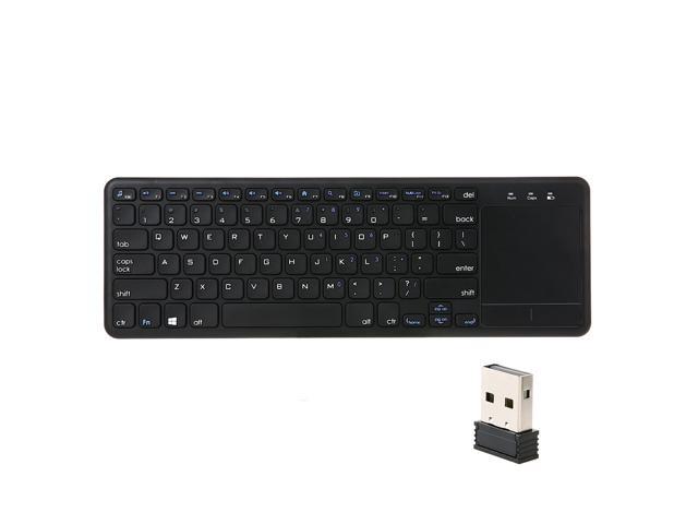 24G Wireless Touchpad Keyboard Multi-touch Ultra-slim with USB Receiver for Android Smart TV Computers Ladtops Desktops