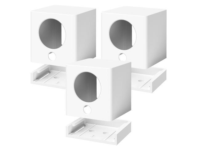 Wyze Cam Mount Silicone Cover Protective Case Wall Mount Bracket with Wall Mount Base Holder for Wyze Cam iSmartAlarm iSC5D Protect from