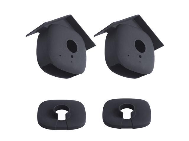 2pcs DF3024-1 Silicone Weather-Proof Skin Set for Kasa Spot Indoor Security Camera Silicone Case Cover Anti-Scratch Protective Cover