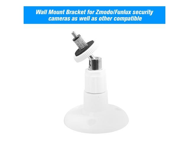 1 Pack Adjustable Mount Wall Table Ceiling Security Bracket for Zmodo/Funlux Camera White