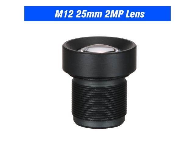 1/3' 25mm Lens CCTV Lens M12 Mount Lens Wide Viewing Angle 12 Degree 20 Megapixel Suitable for 1/3' & 1/4' CCTV Security Camer Sensor