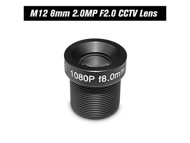 HD 20Megapixel 2MP 8mm M12 CCTV Board Lens IP Camera Lens F20 Fixed Iris M12*P05 1/27' Image Format 25° Viewing Angle