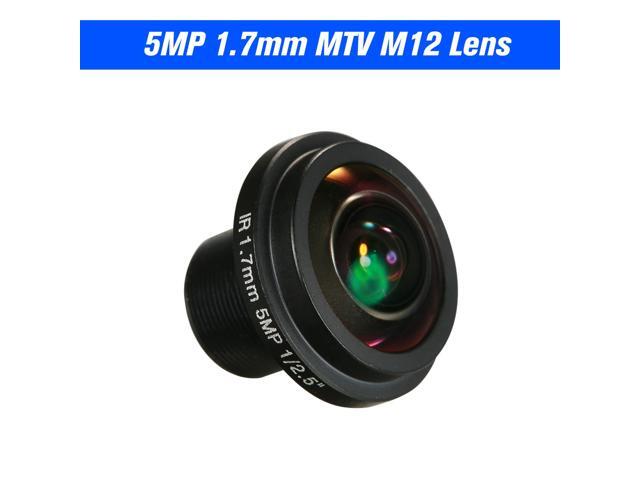17mm Fisheye Lens HD 50 Megapixel M12 Mount 1/25' F20 For CCTV IP Camera 180 Degree Wide Angle Panoramic CCTV Camera Lens