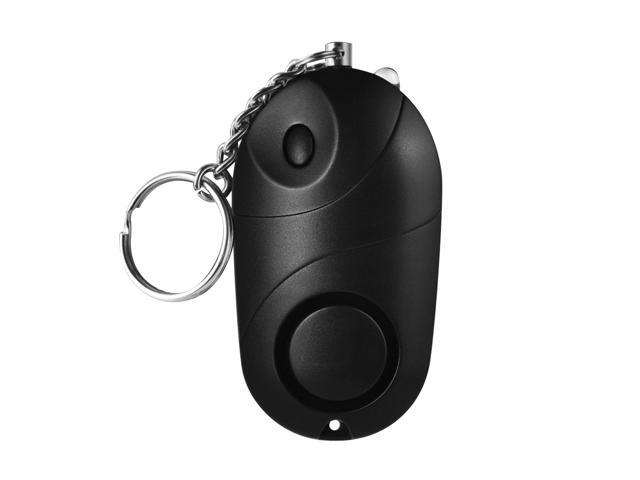 Personal Alarm 120-130dB Safe Sound Emergency Self-Defense Security Alarm Keychain LED Flashlight for Women Girls Kids Elderly Explorer Black 1 pack