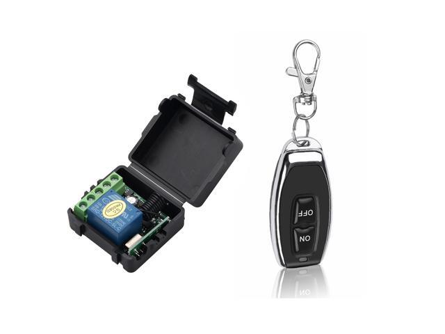 Smart Home 433Mhz DC 12V 1CH Wireless Remote Switch Relay Receiver Transmitter Universal Remote Control Switch Module and RF Transmitter Remote