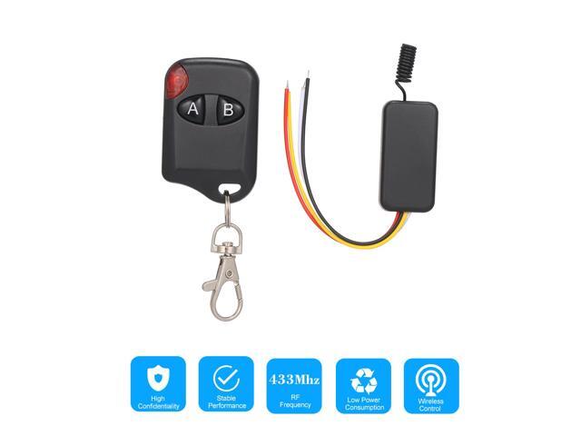 Smart Home 433Mhz 12V 1CH Mini Relay Wireless RF Remote Control Switch Relay Power LED Lamp Controller Micro Receiver Transmitter Switch Module and
