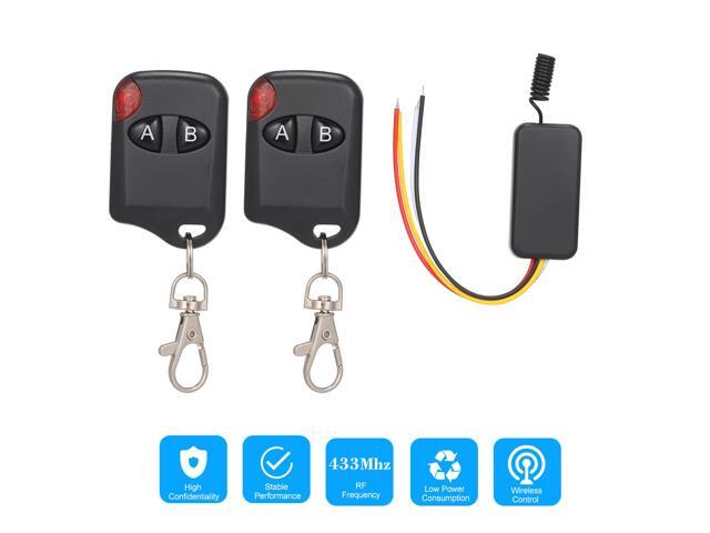Smart Home 433Mhz 12V 1CH Mini Relay Wireless RF Remote Control Switch Relay Power LED Lamp Controller Micro Receiver Transmitter Switch Module and