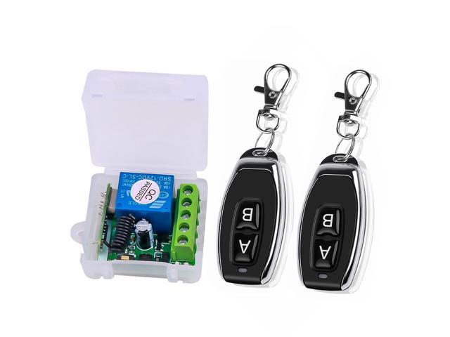 Smart Home 433Mhz DC 12V 1CH Wireless Remote Switch Relay Receiver Transmitter Universal Remote Control Switch Module and RF Transmitter Remote