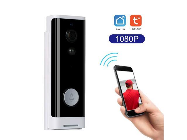 WiFi Smart Security DoorBell HD 1080P Wireless Visual Intercom Recording Video Door Phone PIR Motion Detector Rainproof TuyaSmart APP Remote Home