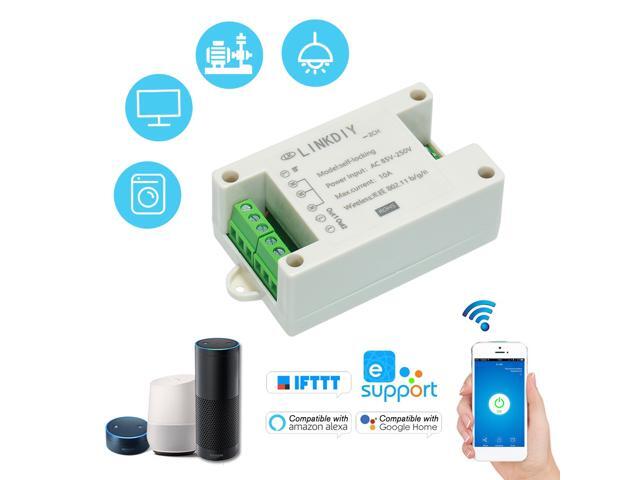 eWeLink Smart Wifi Switch Universal Module 2CH AC85-250V Wireless Switch Timer Phone APP Remote Control Compatible with 'Amazon' Alexa Google Home