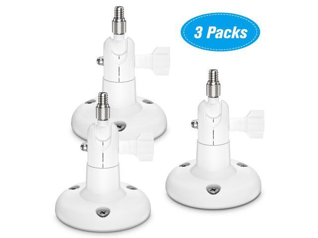 3 Pack Adjustable Wall Mount for ARLO HD/ARLO PRO/ARLO PRO2/ARLO GO/ARLO ULTRA/WYZE CAM PAN Home Camera Mounting Bracket Outdoor Indoor for Home