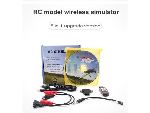 STARTRC 8-in-1 RC Flight Simulator Wireless Simulator for Flysky i6x FUTABA Radiolink AT9s AT10
