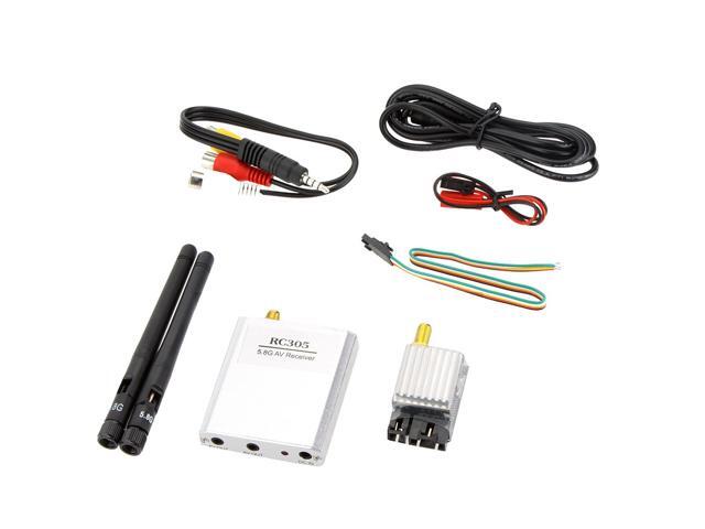 58G 200mW FPV Video Audio 8CH AV Transmitter TX 58GHz RX Receiver Set 2KM 2000M