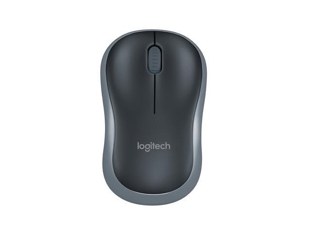 Logitech M185 Wireless Wifi Mouse Ergonomic Silent Mobile Computer Mouse with 24G Receiver Grey