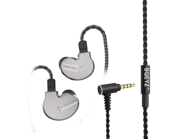 BQEYZ KB1 Wired In-ear Headphones DIY Earphones 1BA+2DD Hybrid Dynamic HIFI Earbuds Bass Running Sport Earphone With Removable Cable