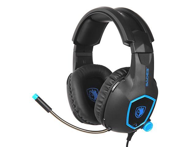 SADES SA-818 35mm Wired Gaming Headsets Over Ear Headphones Noise Canceling Earphone with Microphone Volume Control for Laptop PS4 New XBOX ONE