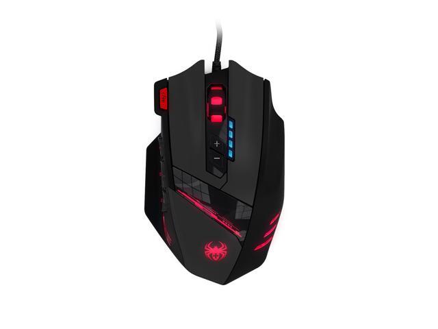 ZELOTES C-12 Wired USB Optical Gaming Mouse 12 Programmable Buttons Computer Game Mice 4 Adjustable DPI 7 LED Lights for Game Players