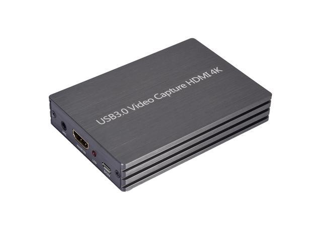 NK-S300 4K HDMI to USB 30 Video Capture Dongle USB30 HDMI 1080P 60fps Full HD Video Recorder for Gaming Live Streaming Plug & Play Grey