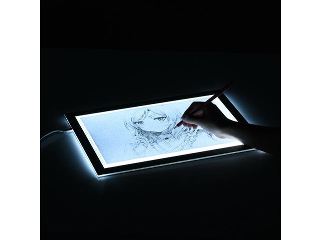 Huion L4S Protable Ultra-thin LED Light Pad Acrylic Panel LED Drawing Light Pad Powered by USB with Adjustable Brightness