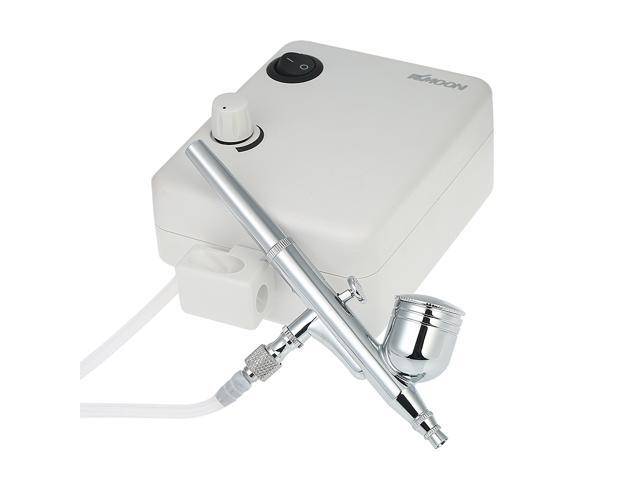 KKmoon Multi-purpose Dual Action Airbrush Mini Air Compressor Set Gravity Feed Air Brush Kit for Art Painting Tattoo Manicure Craft Cake Spray