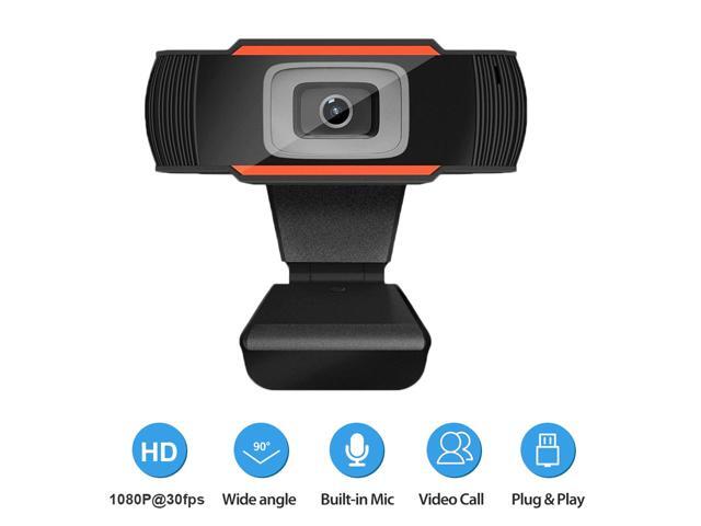 1080P Webcam Auto Focus USB Web Camera Built-in Noise Reduction Microphone for Laptop Desktop