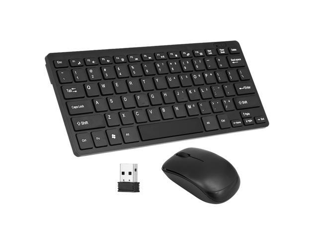 24GHz Wireless Keyboard Mouse Combo Ultra Thin w/ USB Receiver Adapter Protective Cover for Desktop Notebook Laptop Android TV Box
