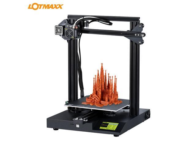LOTMAXX SC-10 Desktop 3D Printer Kit Silent Printing 235*235*280mm Build Volume with 35 Inch Touchscreen Built-in Safety Power Supply Resume Print