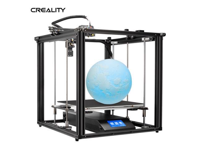 Creality 3D Ender-5 Plus 3D Printer DIY Kit Upgraded Mean Well Power Supply 350*350*400mm Large Build Volume with 43 Inch Touchscreen Removable