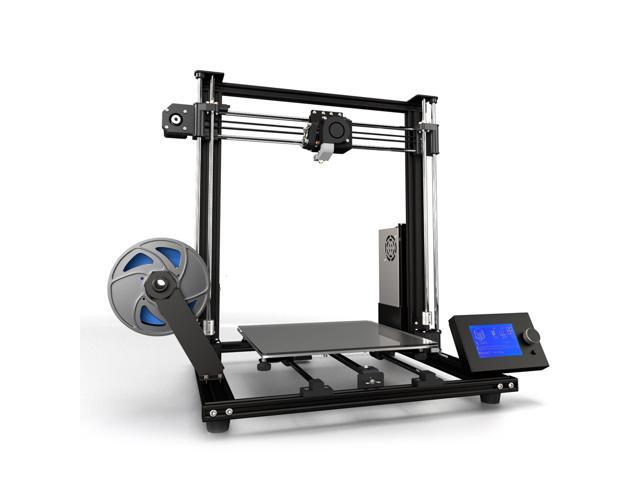 Anet A8 Plus Upgraded High-precision DIY 3D Printer Self-assembly 300*300*350mm Large Print Size Aluminum Alloy Frame Moveable LCD Control Panel