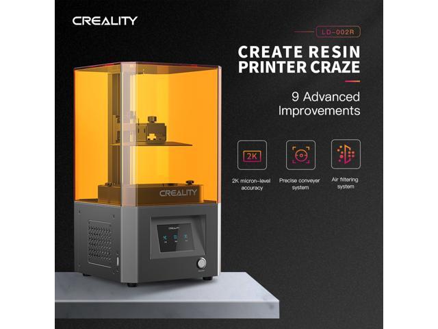 Creality 3D LD-002R UV Resin 3D Printer LCD Photocuring 35 Inch Touchscreen 2K High Resolution LCD Ball Linear Rails Air Filtration System