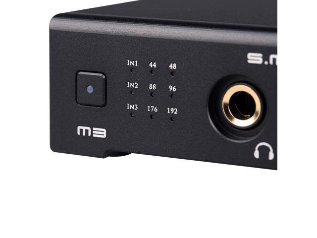 SMSL M3 HiFi Headphone Amplifier USB DAC AMP Multi-function Optical Coaxial Headphone Amplifier Portable USB Powered Audio Decoder Portable DAC