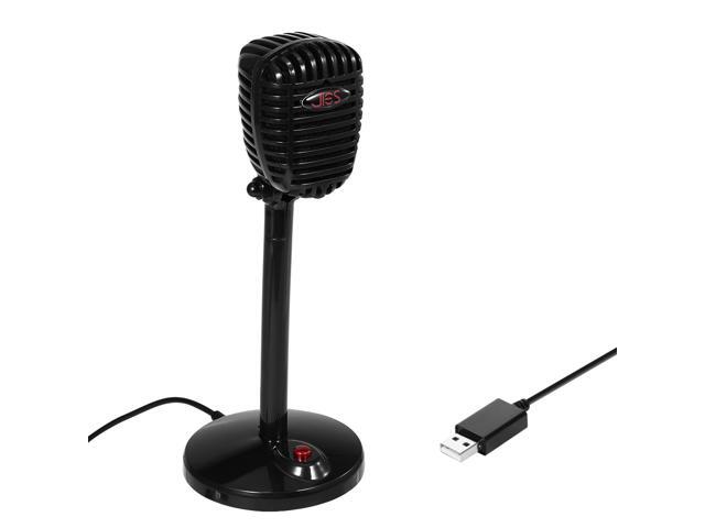 F13 Computer Microphone USB Desktop Microphone Omnidirectional Capacitive Microphone for Meeting Game Live Black