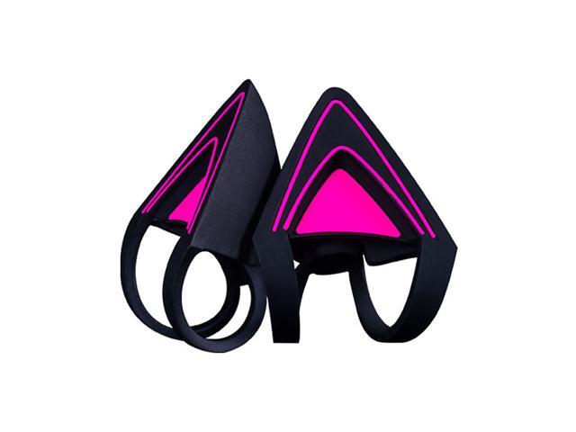 Razer Kitty Cat Ears Attachable Accessory for Kraken Headsets Headphone Adjustable Straps Super Cute Purple