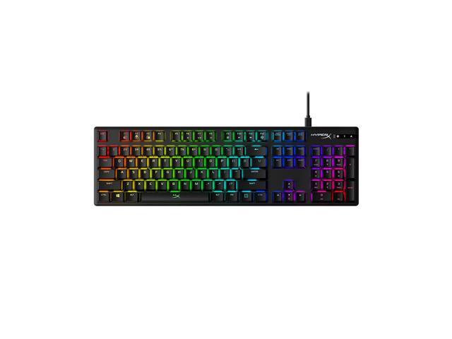 Kingston Mechanical Keyboard HyperX Alloy Origins RGB Gaming Keyboard 104 Keys Mechanical Keyboard HyperX Aqua Switch