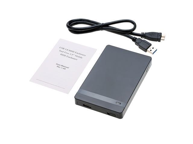 25' SATA to USB 30 SSD/HDD Case 6Gbps High Speed HDD Enclosure HDD/SSD Caddy Drawer Design HDD Case