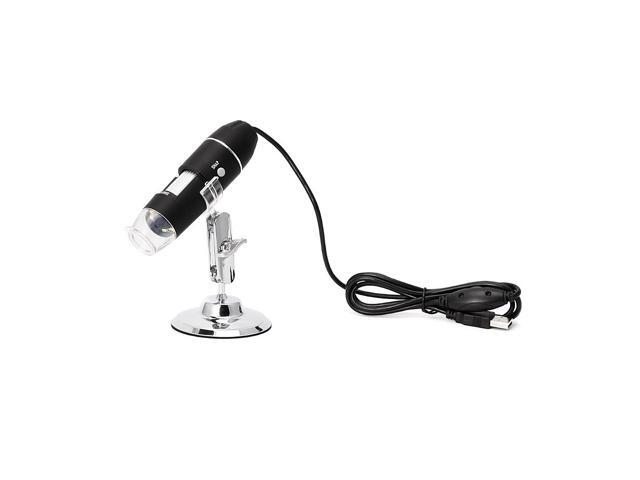 1600X USB Digital Portable Microscope for Industrial View Hand-held Detecting with Adjustable 8 LED Lights Magnifier