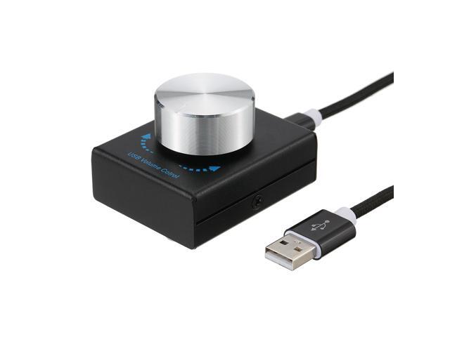 USB Volume Control Computer Speaker Audio Volume Controller Adjuster with One Key Mute Function