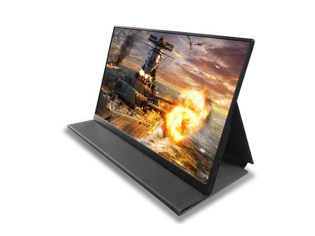 Portable Monitor Laptop Smart Case Protection Case Stand Holder with Sticker Easy Carrying Without Speaker Hole for 125inch Monitor