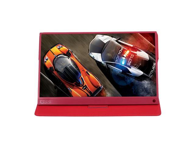 T-bao Portable Gaming Monitor Expansion Screen 1920x1080 HD IPS 156-inch Display LED Monitor with Leather Case for for Nintendo Switch PS4 Pro /
