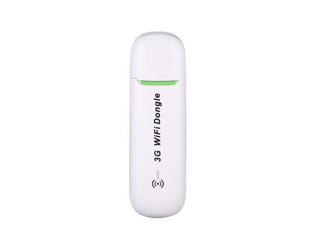 Mini USB 3G WiFi Hotspot 3G Mobile Router Mobile WiFi USB Dongle Wireless WCDMA Modems With SIM Card Slot(White)