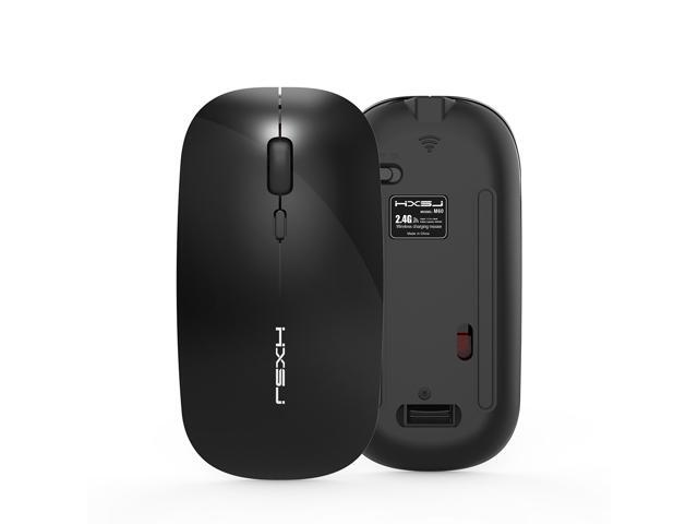 HXSJ M60 Wireless Mouse 24G Optical Silent Mouse USB Type C Nano Receiver 1600 DPI for PC Laptop