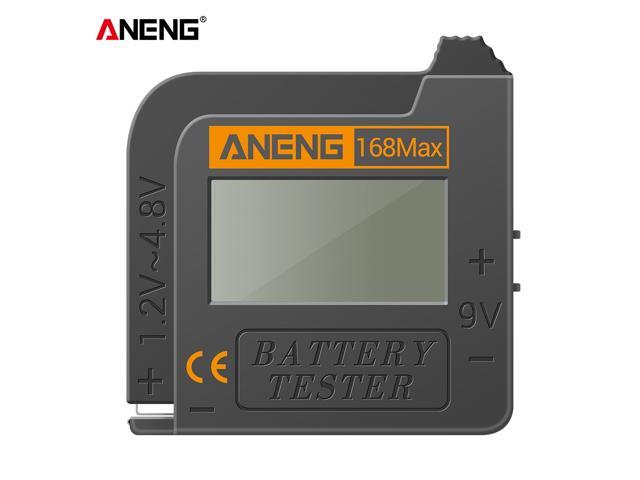 ANENG Battery Tester 168MAX Digital Display Tester Battery Voltage Checker Battery Capacity Testing Tool Universal Tester for Checking AAA AA