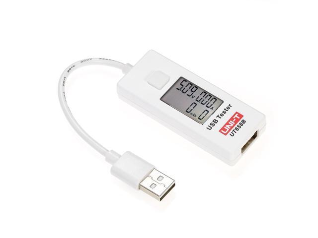 UNI-T UT658B USB LCD Digital Voltage Current Meter U Disk Voltmeter Ameter Charging Capacity Tester DC3~9V 0~35A