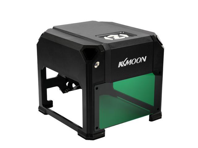 KKmoon DIY Compact Automatic Desktop Laser Engraving Machine Logo Mark Printer Carving Machines with USB Cable and Adapter